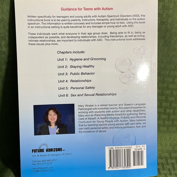 Taking Care of Myself2: For Teenagers and Young Adults with ASD by Mary Wrobel - Picture 2 of 6